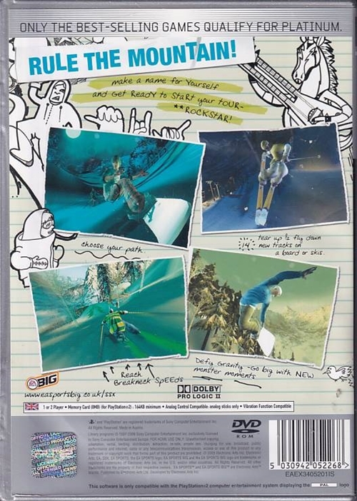 SSX on Tour - PS2 Platinum (B Grade) (Genbrug)